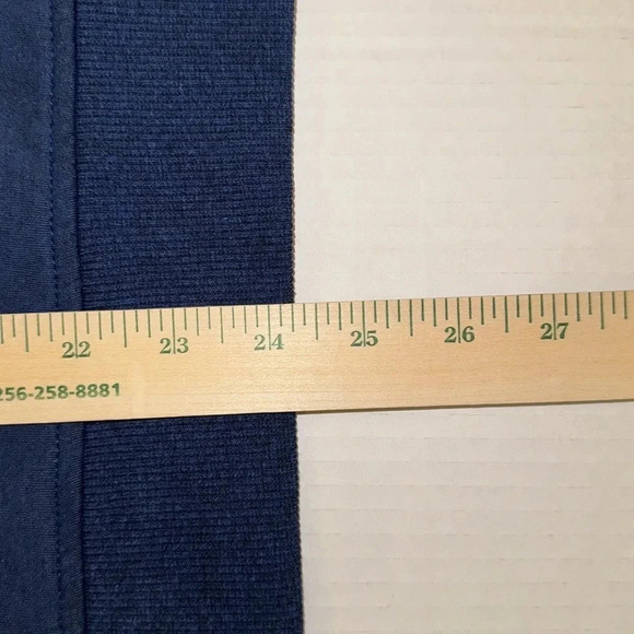 IZOD Advantage Performance Stretch Crew Neck Blue Sweater - Picture 5 of 6